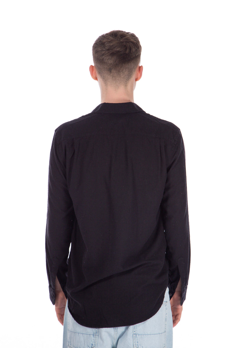 Silk Classic Shirt Black