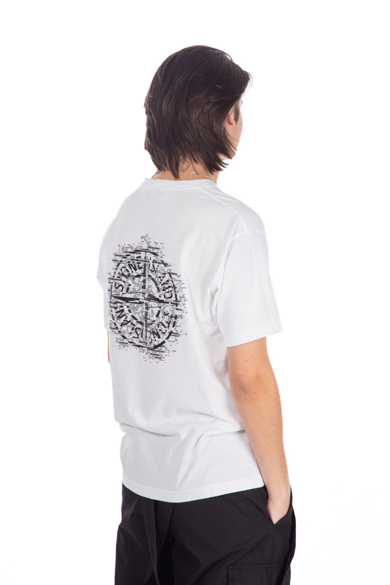 Institutional One Print Tee White