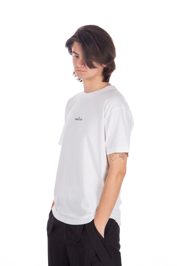 Institutional One Print Tee White