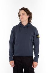 Garment Dyed Cotton Fleece Sweatshirt Navy