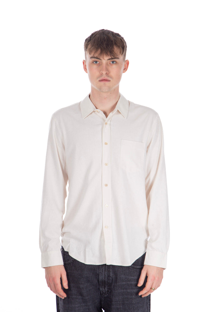 Silk Classic Shirt White