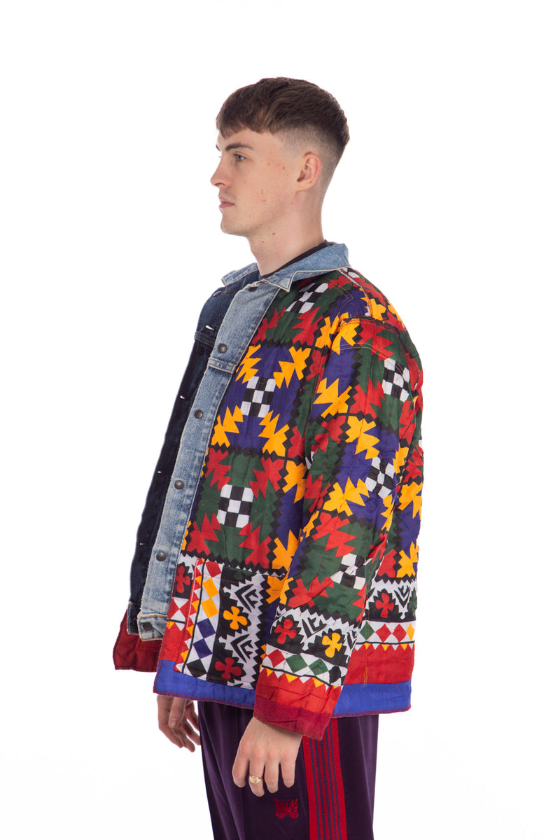 Jean Jacket + Rug Covered Reversible Jacket