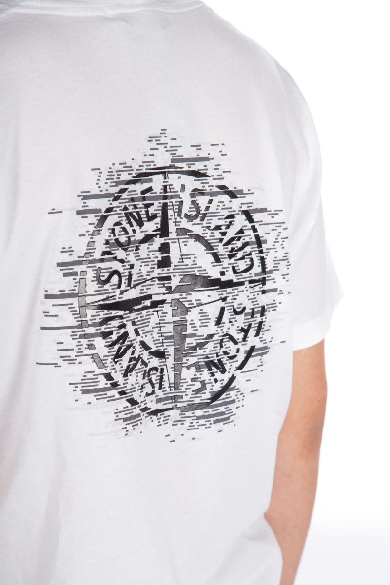 Institutional One Print Tee White