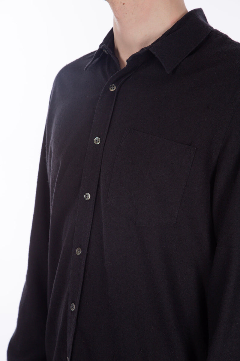 Silk Classic Shirt Black