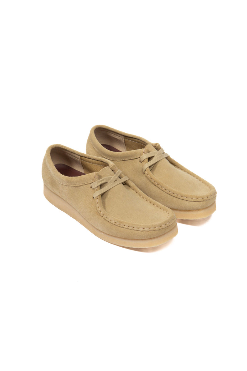 Beige Suede Wallabee Derbys