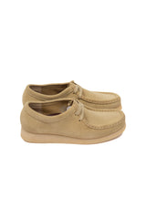 Beige Suede Wallabee Derbys