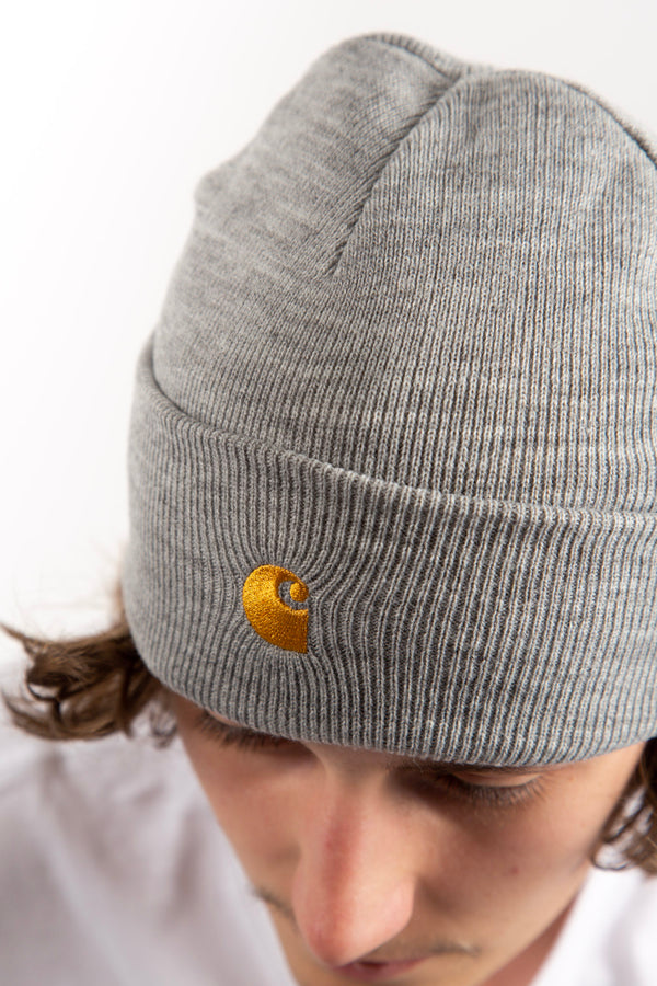 Chase Beanie Grey Heather / Gold
