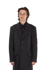 Dolphin Coat Ash Grey Cash Wool