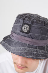 Packable Bucket Hat Reflective Grid