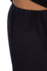 STK Pant Navy Tropical Poly Wool