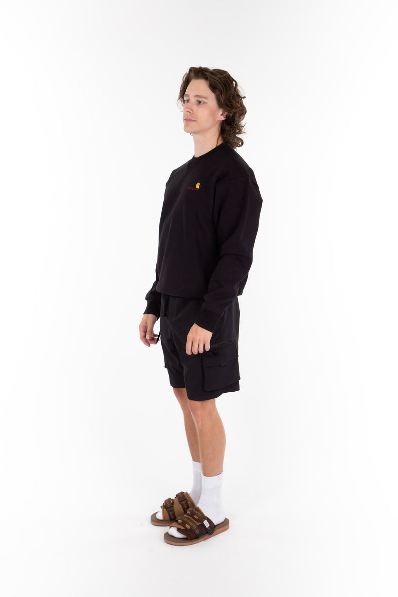 American Script Crewneck Sweat Black
