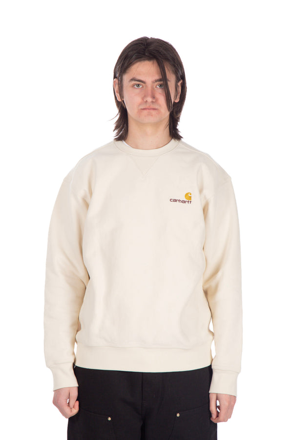 American Script Crewneck Sweat Natural