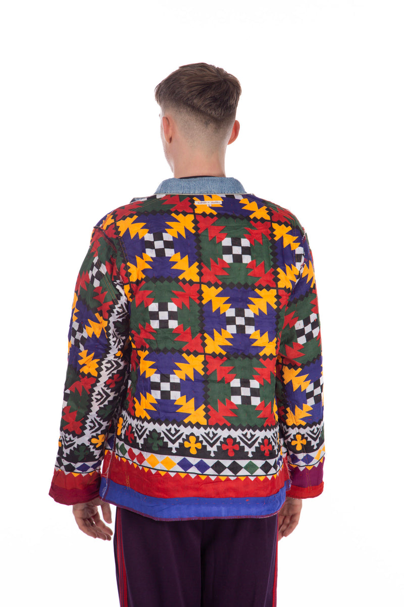 Jean Jacket + Rug Covered Reversible Jacket
