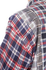 7 Cut Flannel Wide Shirt (B)