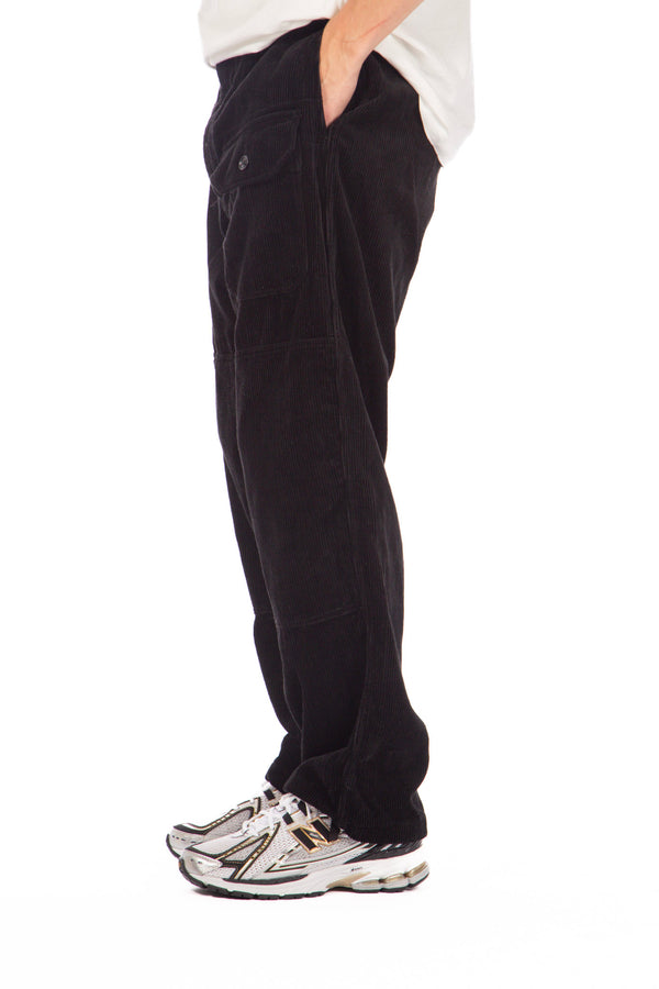 Cotton 8W Corduroy Pant Black