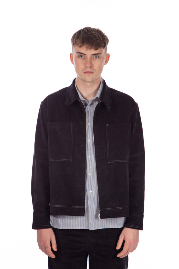 Corduroy Shop Jacket Black