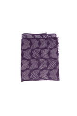 Stole Cotton Gauze Purple