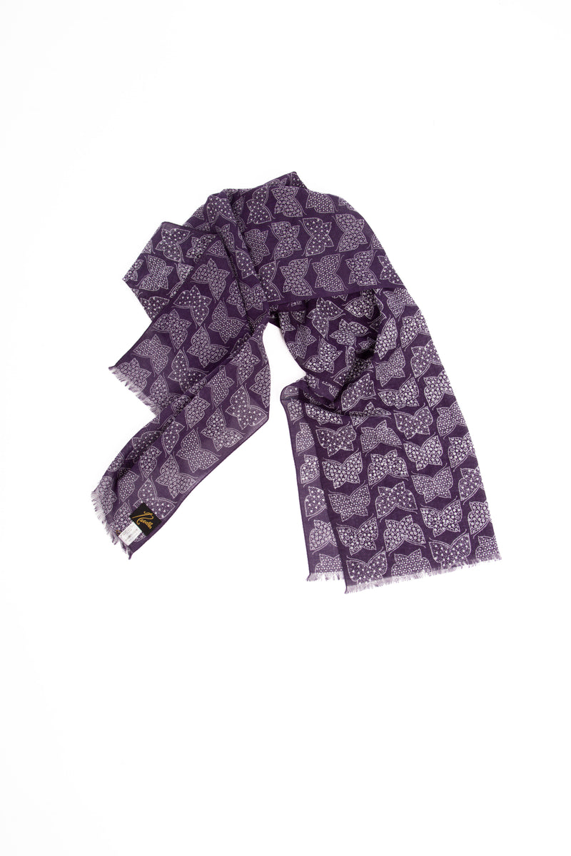 Stole Cotton Gauze Purple