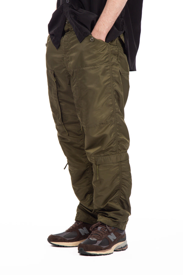 Aircrew Pant Flight Satin Nylon Olive