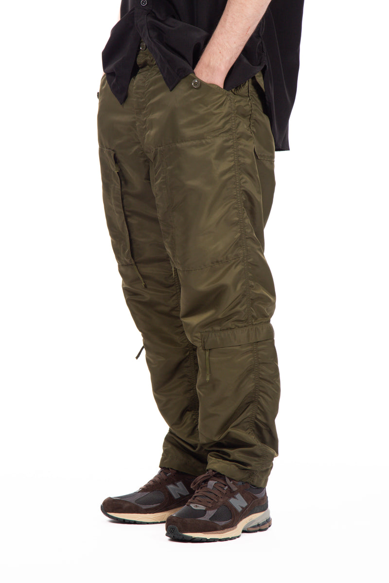 Aircrew Pant Flight Satin Nylon Olive – Four Horsemen Shop