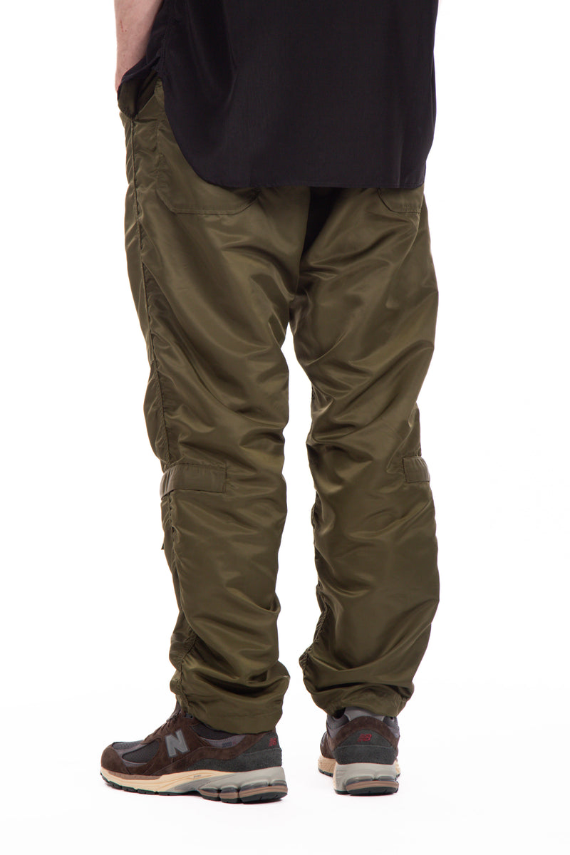 Aircrew Pant Flight Satin Nylon Olive
