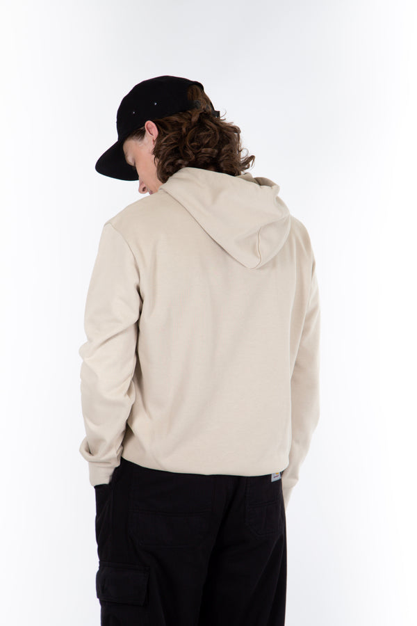 Hooded Script Embroidery Sweat Wall/Wax