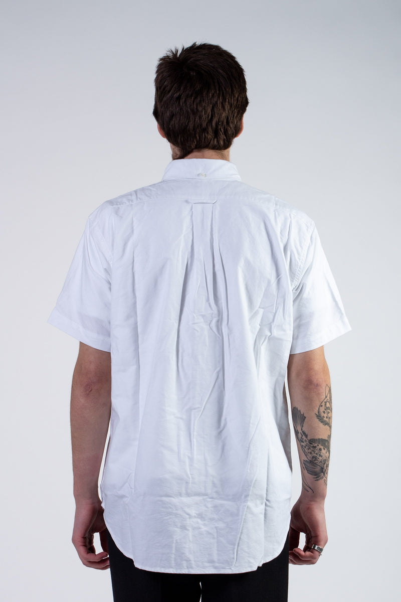 Popover BD Shirt White Cotton Oxford