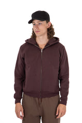 Heavy Zip Up Raisin