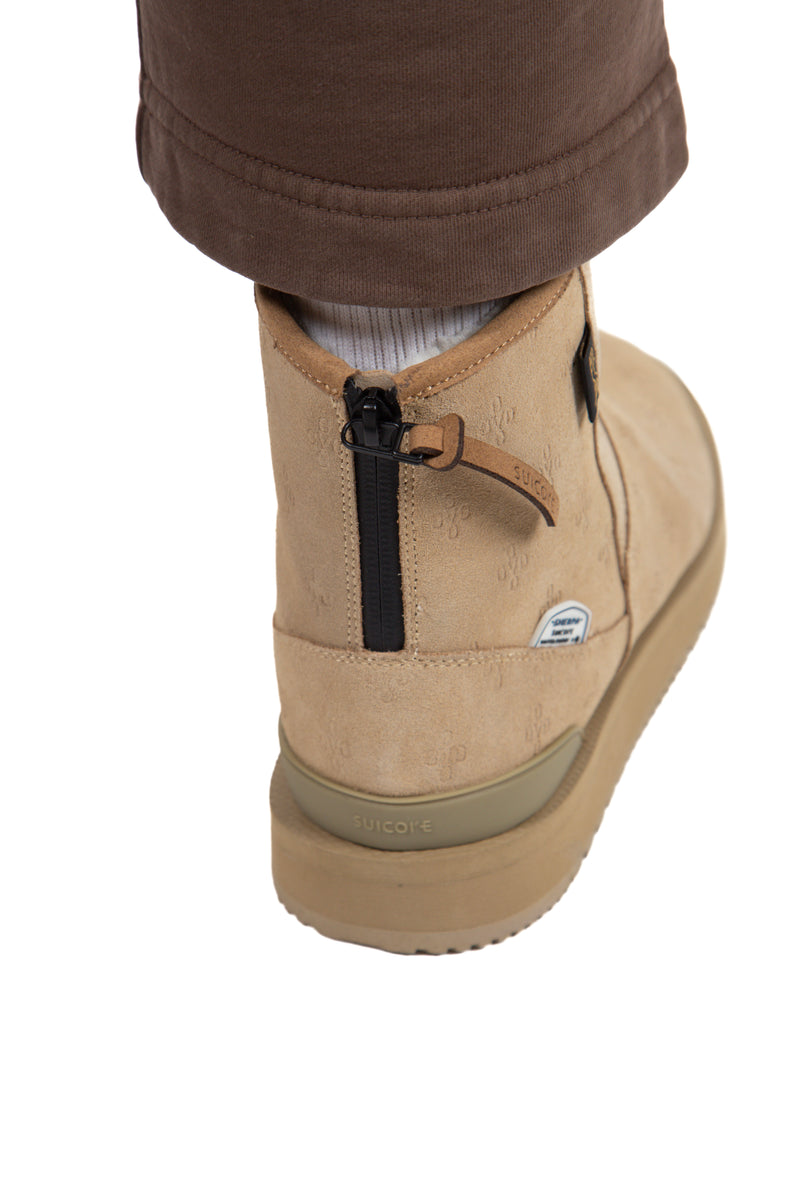 Els Mwpab Mid Suede Boots Beige