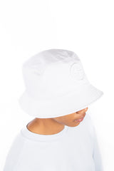 Tonal Bucket Hat White