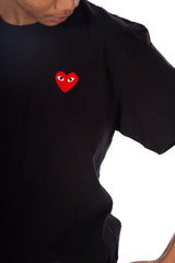Heart Logo Tee Black / Red