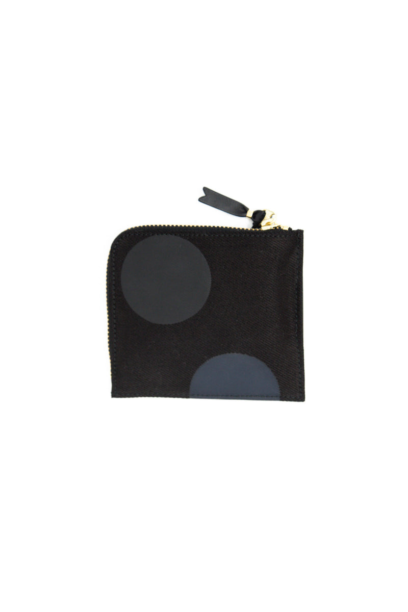 Classic 3/4 Zip Wallet Rubber Dot Black - SA3100RD