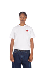 Heart Logo Tee White / Red