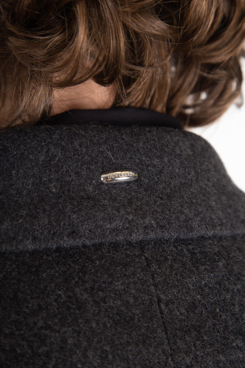 Dolphin Coat Ash Grey Cash Wool