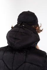 Regenerated Nylon Metal Down Jacket Black