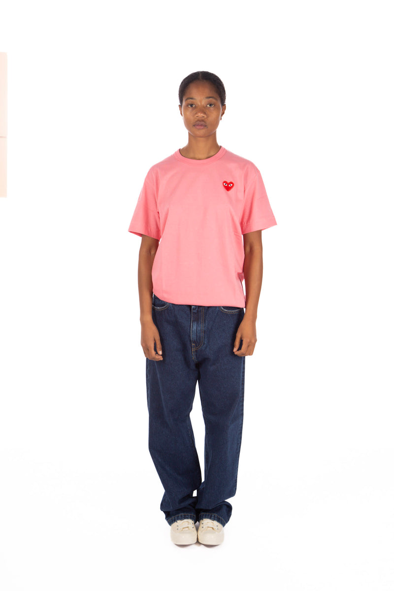 Heart Logo Tee Pink / Red