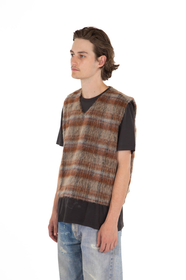 Ament Check Mohair Vest
