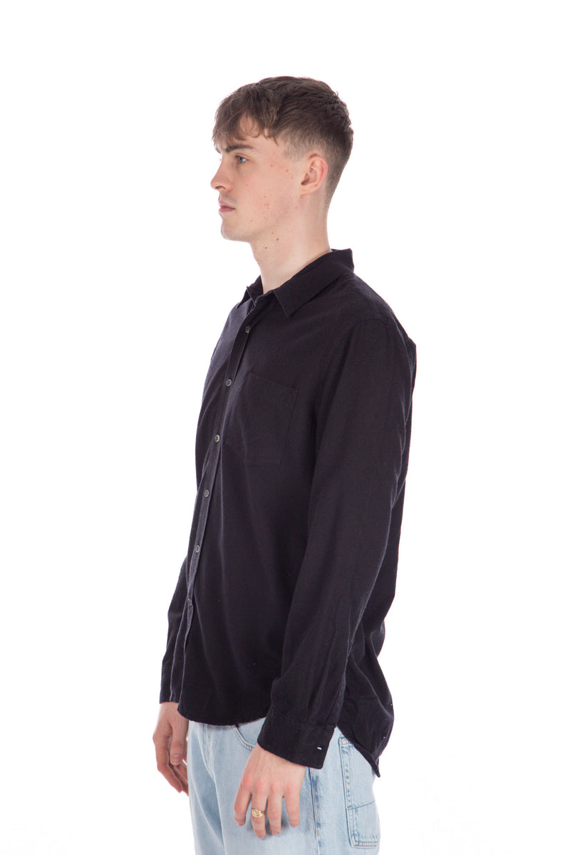 Silk Classic Shirt Black