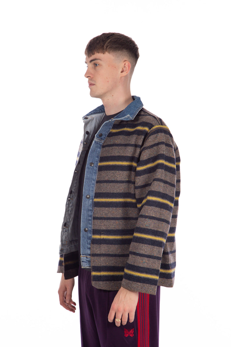 Jean Jacket + Blanket Covered Reversible Jacket