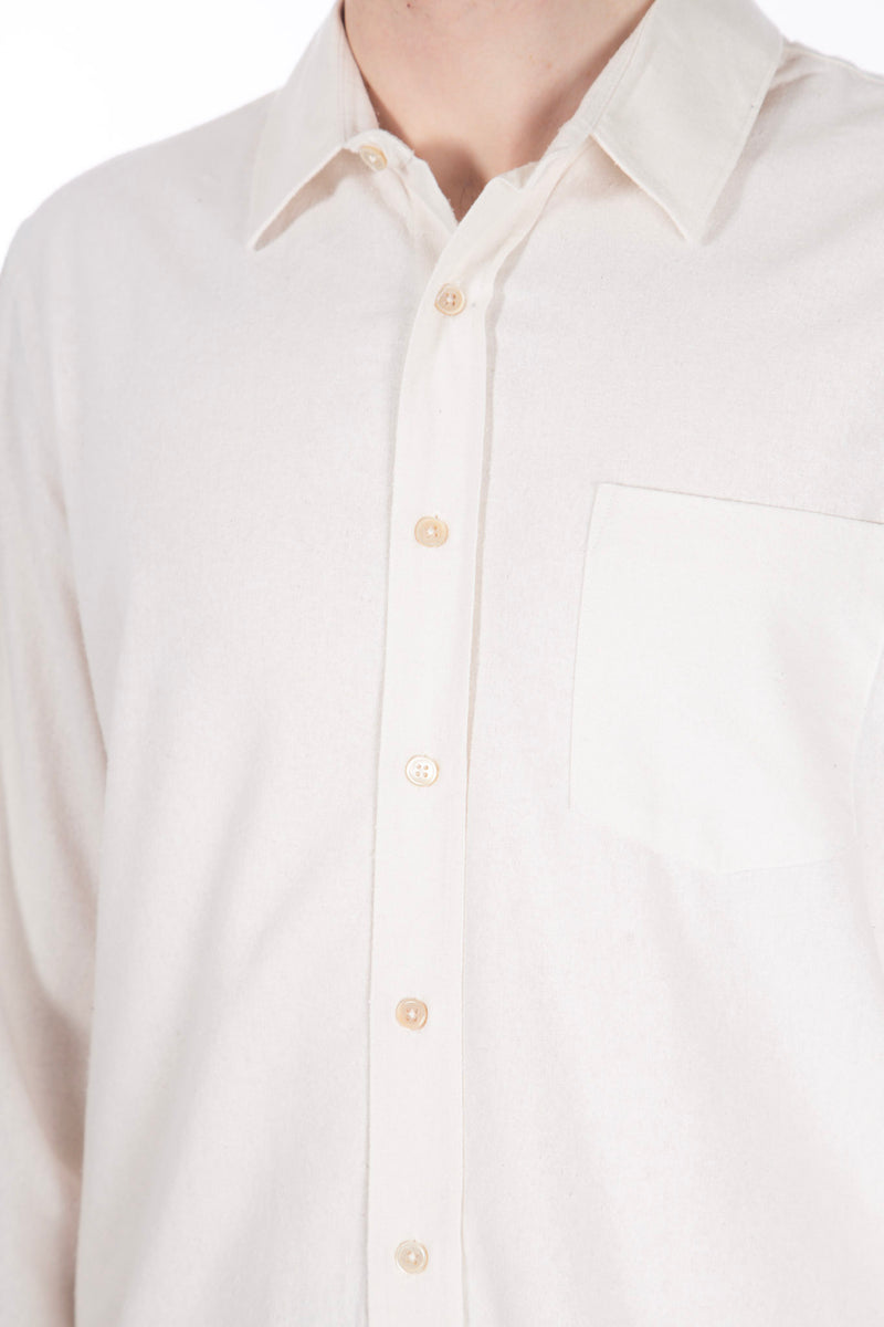 Silk Classic Shirt White
