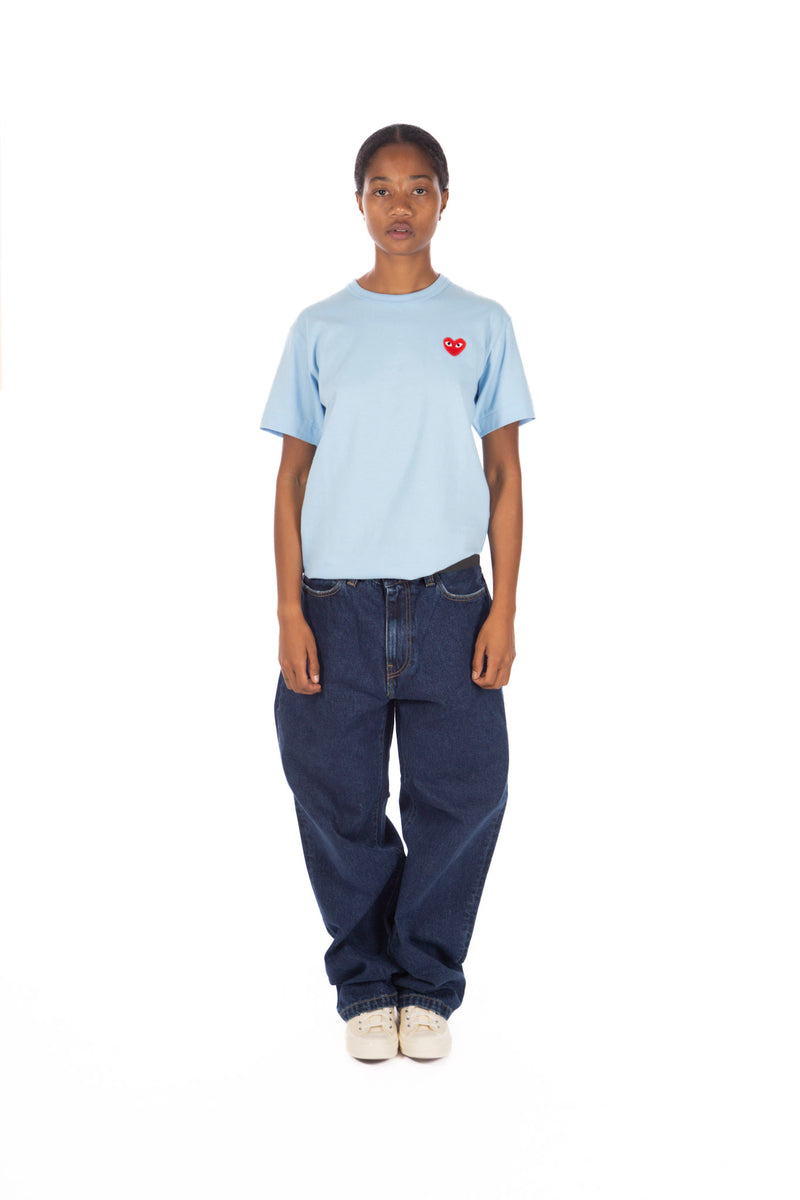 Heart Logo Tee Blue / Red