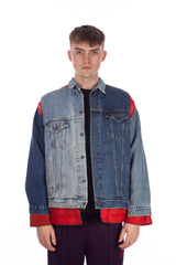 Jean Jacket + Rug Covered Reversible Jacket