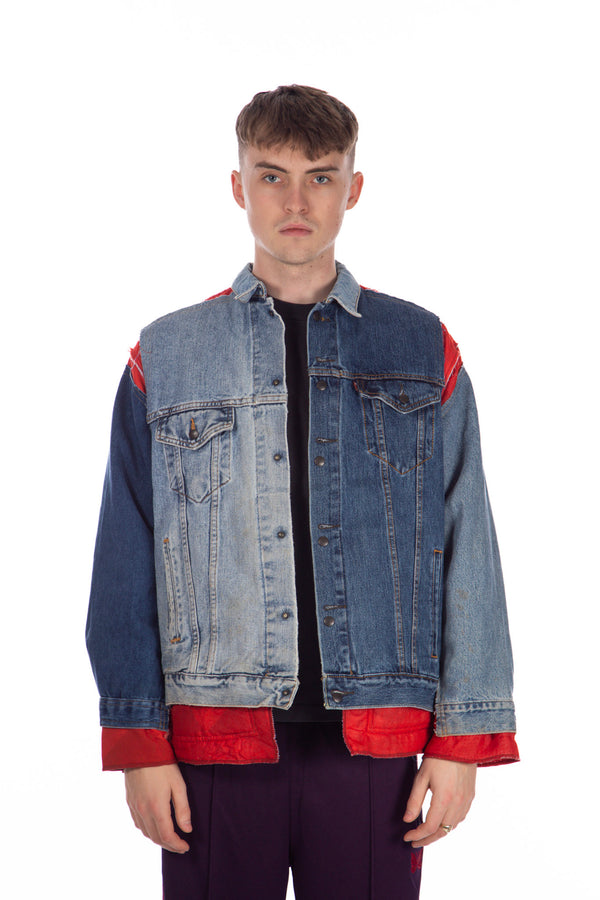 Jean Jacket + Rug Covered Reversible Jacket