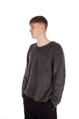 Double Lock U Neck Ash Grey