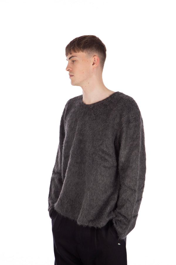 Double Lock U Neck Ash Grey