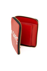 Classic Zip Wallet Huge Logo Red - SA2100HL