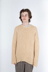 Popover Roundneck Beige Faux Cord