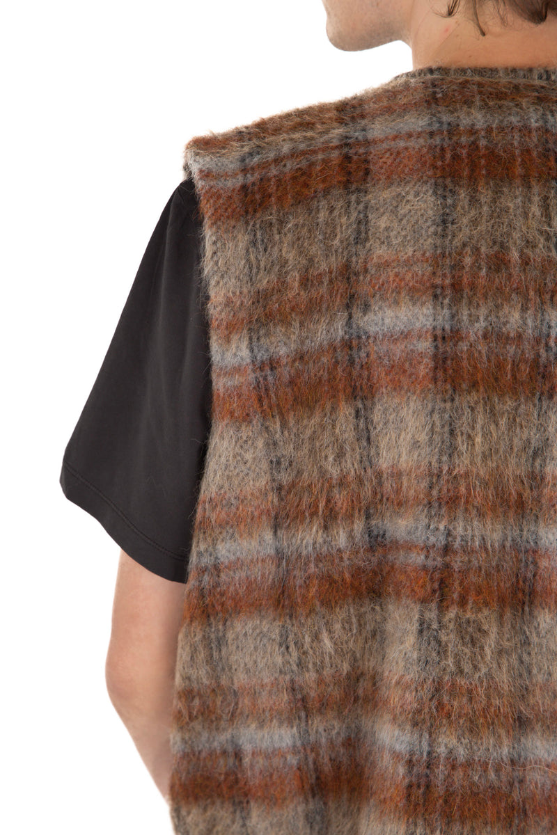 Ament Check Mohair Vest