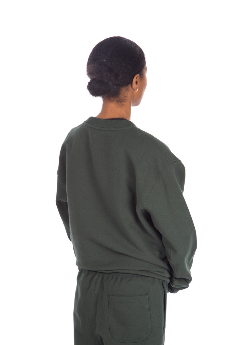 MADE in USA Core Crewneck Midnight Green