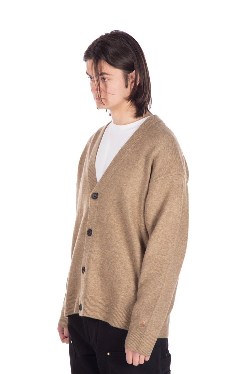 Albion Cardigan Jasper Heather